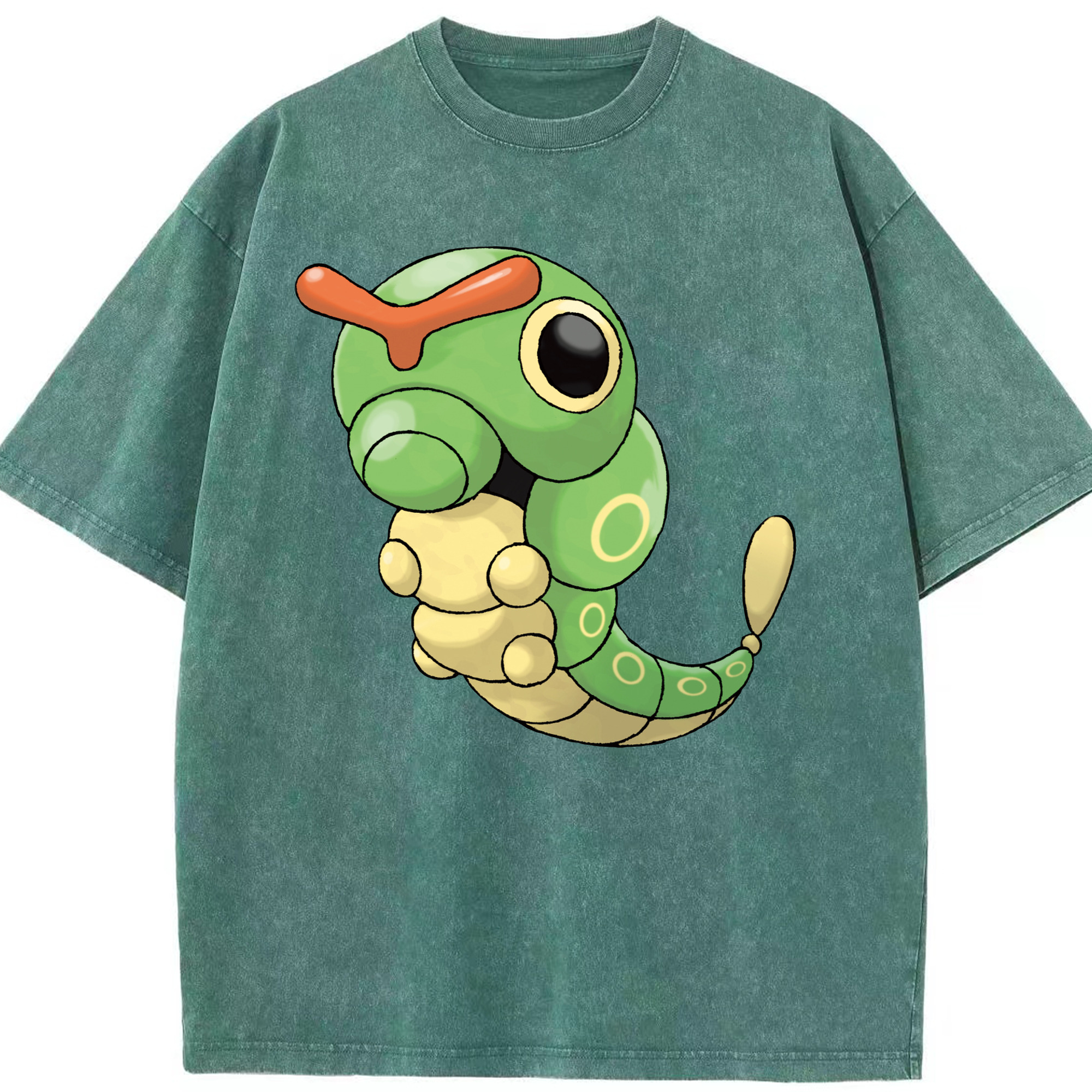 （画像用） ポケットモンスター Pokémon 綿100% ヴィンテージ風 半袖Tシャツ（フロントプリント）